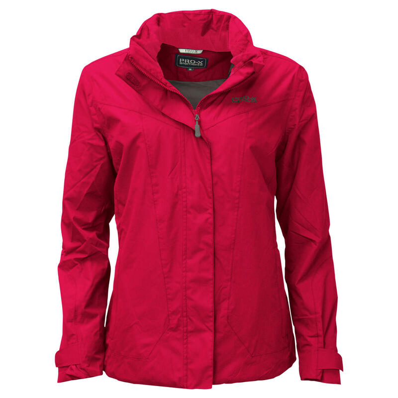 Outdoorjas Cindy dames polyester rood maat 42