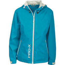 Outdoorjas Flash dames polyamide blauw maat 40