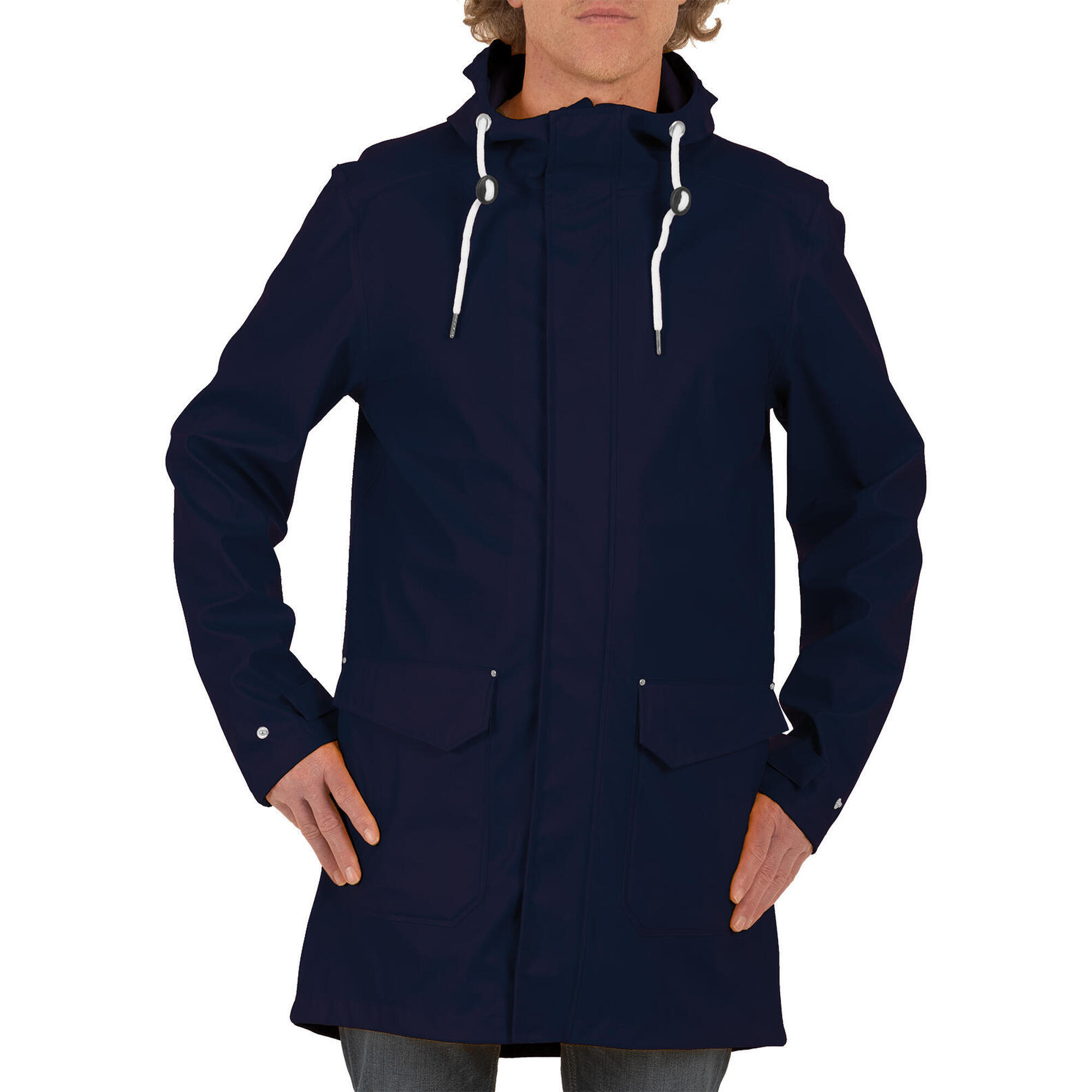 Men's raincoat AMRUM navy blue