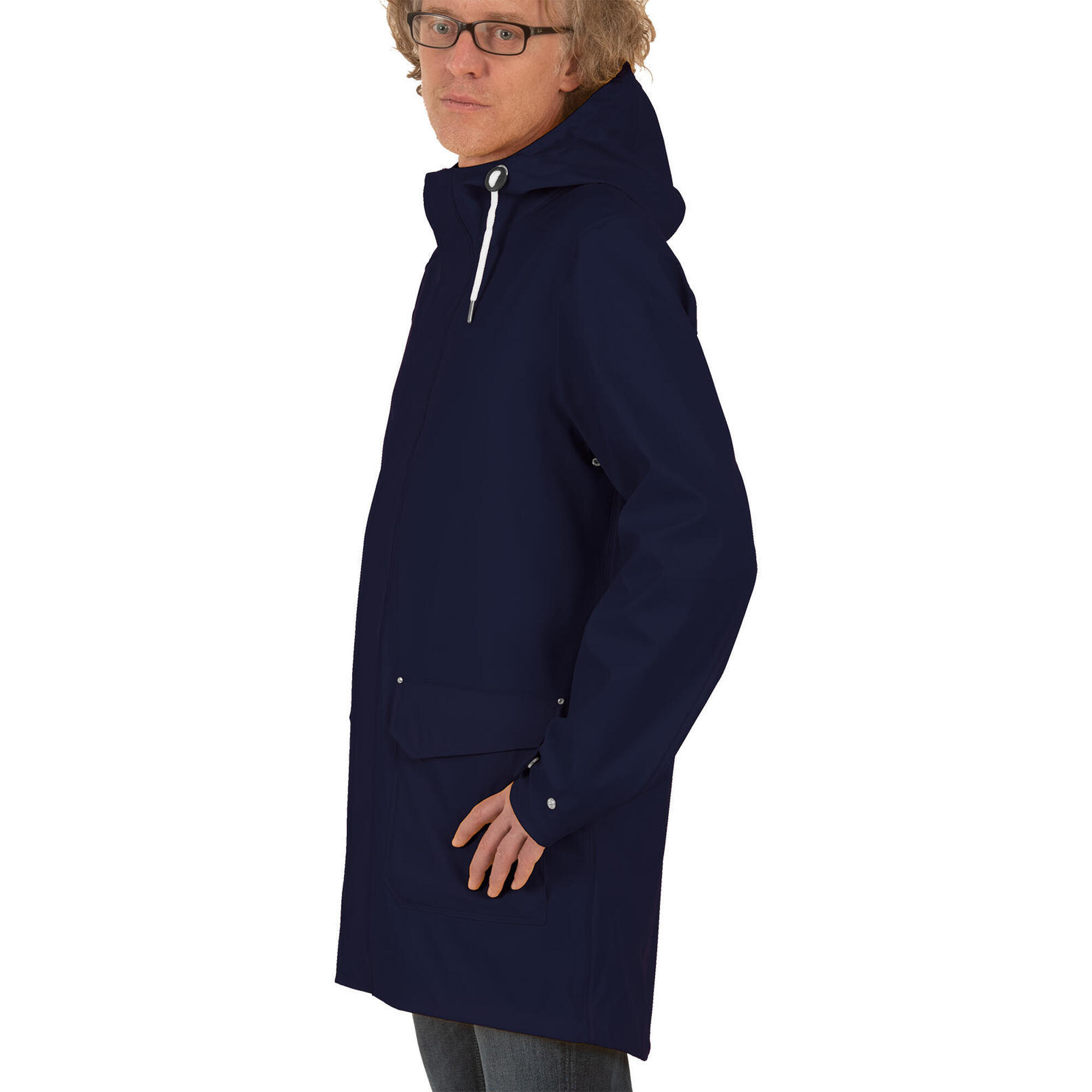 Men's raincoat AMRUM navy blue