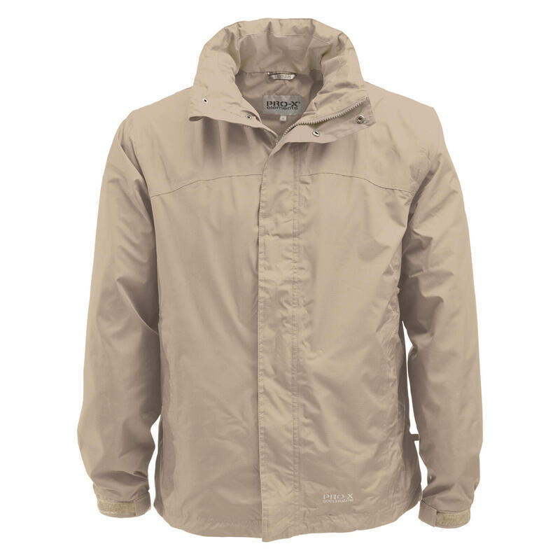 Raincoat Meran Men's Polyester Beige MT 6XL