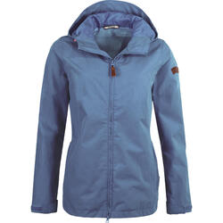 Outdoorjas Hedda dames polykatoen blauw maat 42