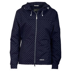 Outdoorjas Lucie dames polyester blauw maat 44