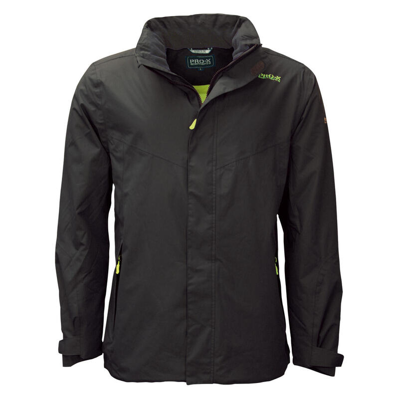 Outdoorjas Phase heren polyester grijs maat S