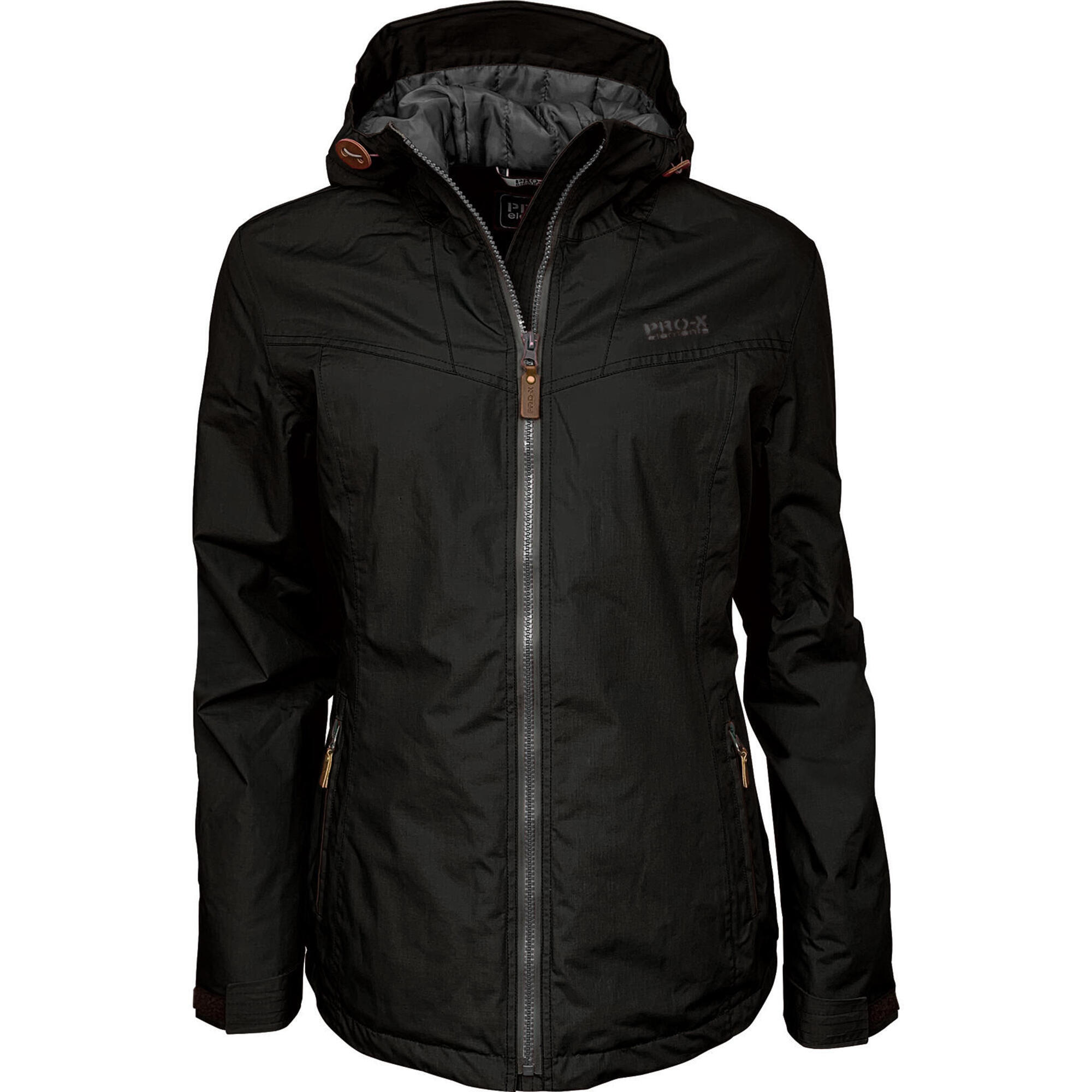 LUNA women's functional jacket Black - Anthracite