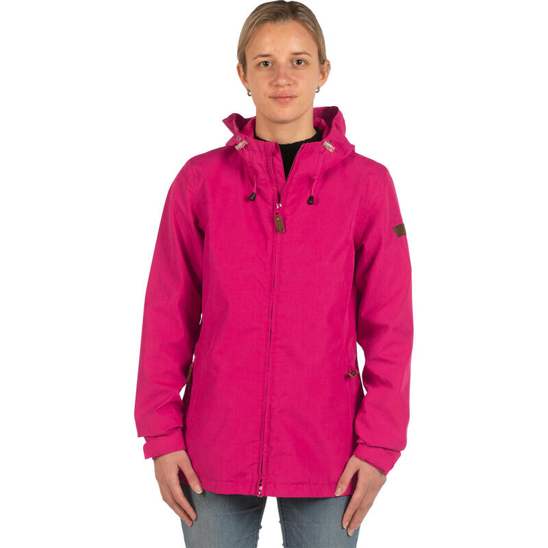 Outdoorjas Hedda dames polykatoen cherry maat 44