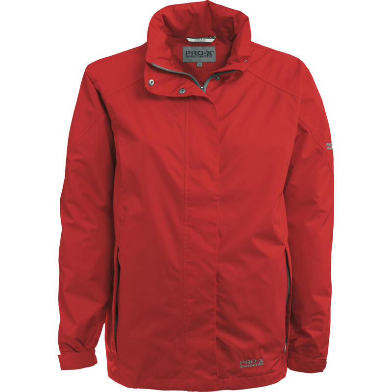 Outdoorjas Carrie Ladies Polyester rouge taille 50