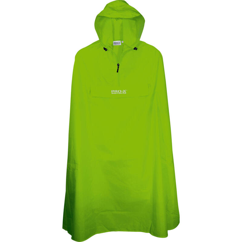 Unisex Regenponcho PASO Neongrün