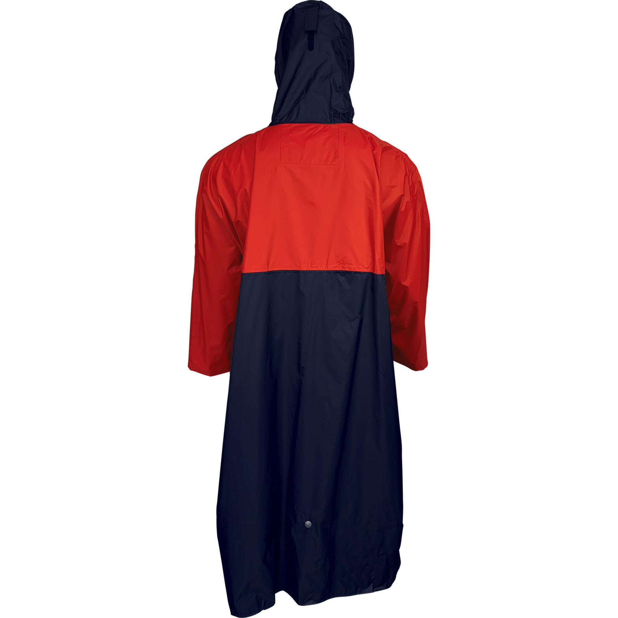 Poncho antipioggia da uomo DAVOS Navy/Red