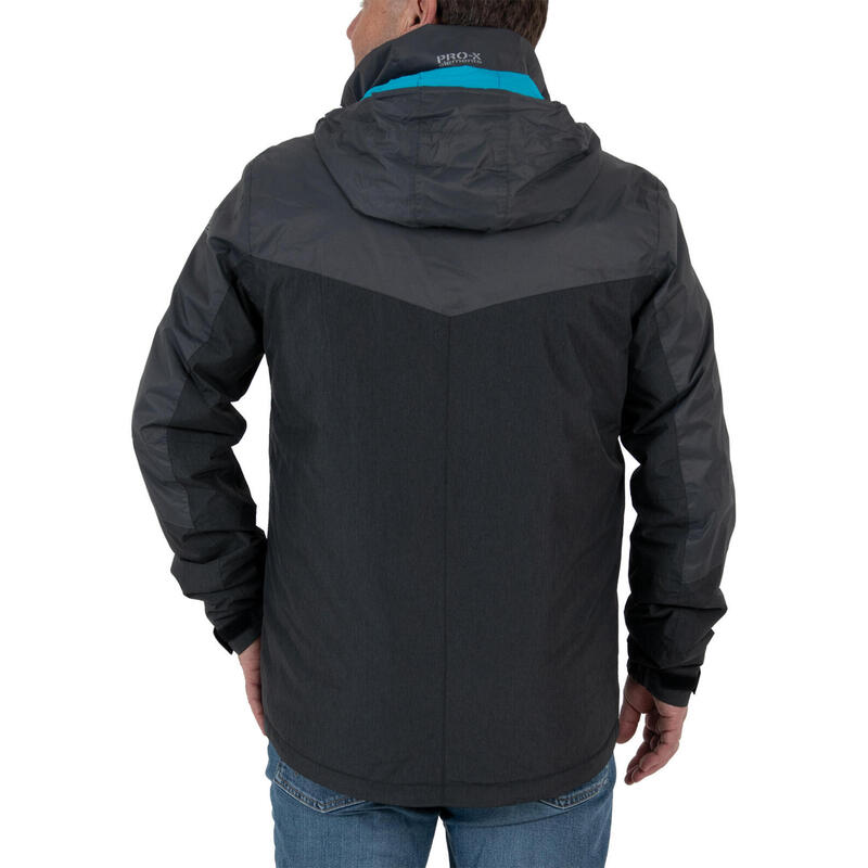 Herren Funktionsjacke JAMES Schwarz Melange