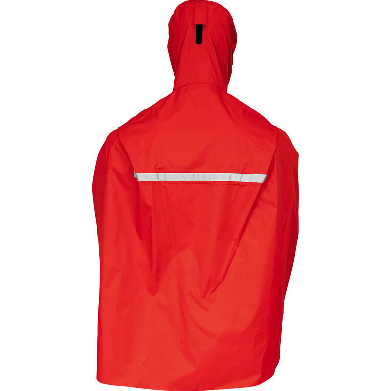 Poncho Pasino junior polyamide rood maat 152