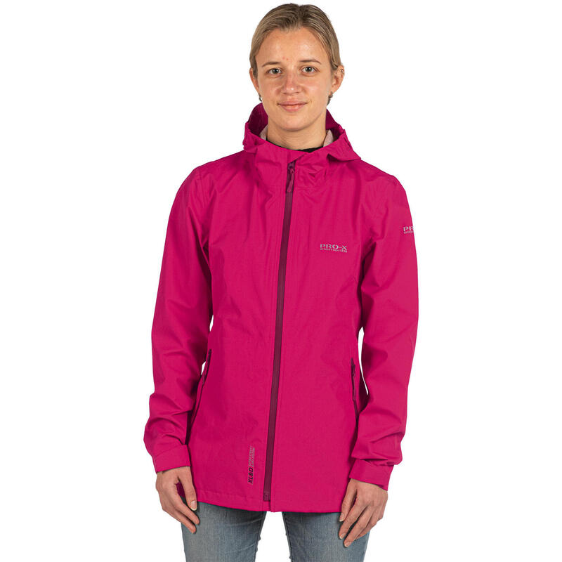 Outdoorjas kim dames polyamide rose taille 42