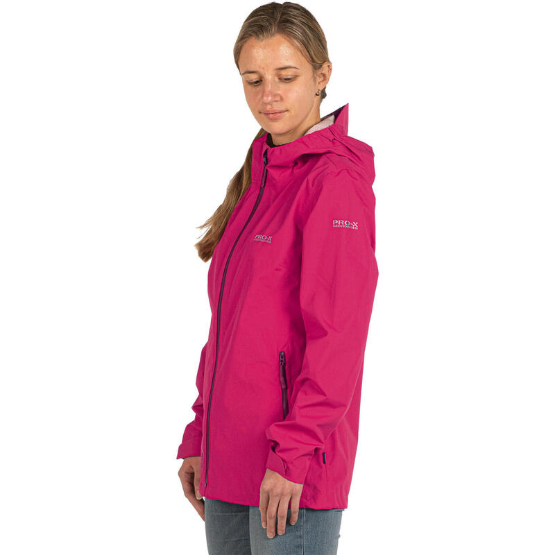 Outdoorjas kim dames polyamide rose taille 42