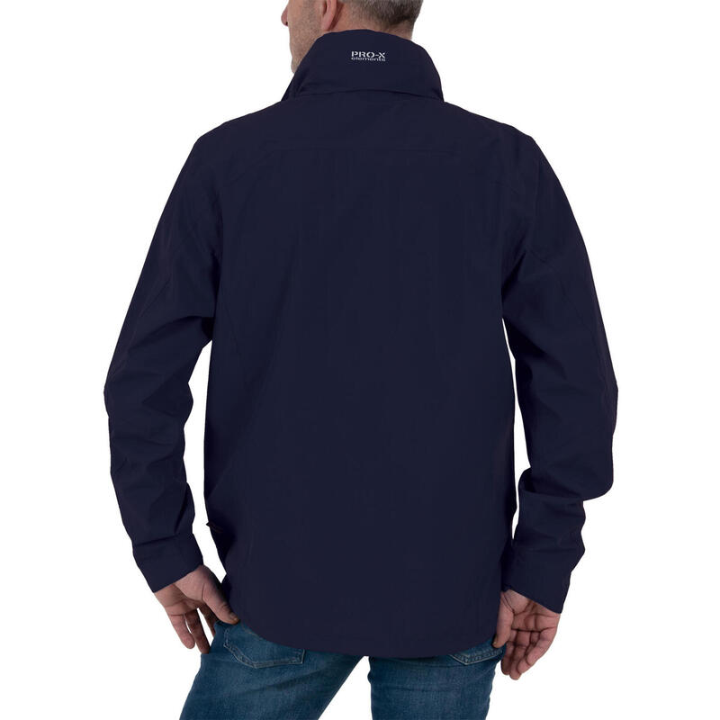 Outdoorjas Sky heren polyester marineblauw mt S