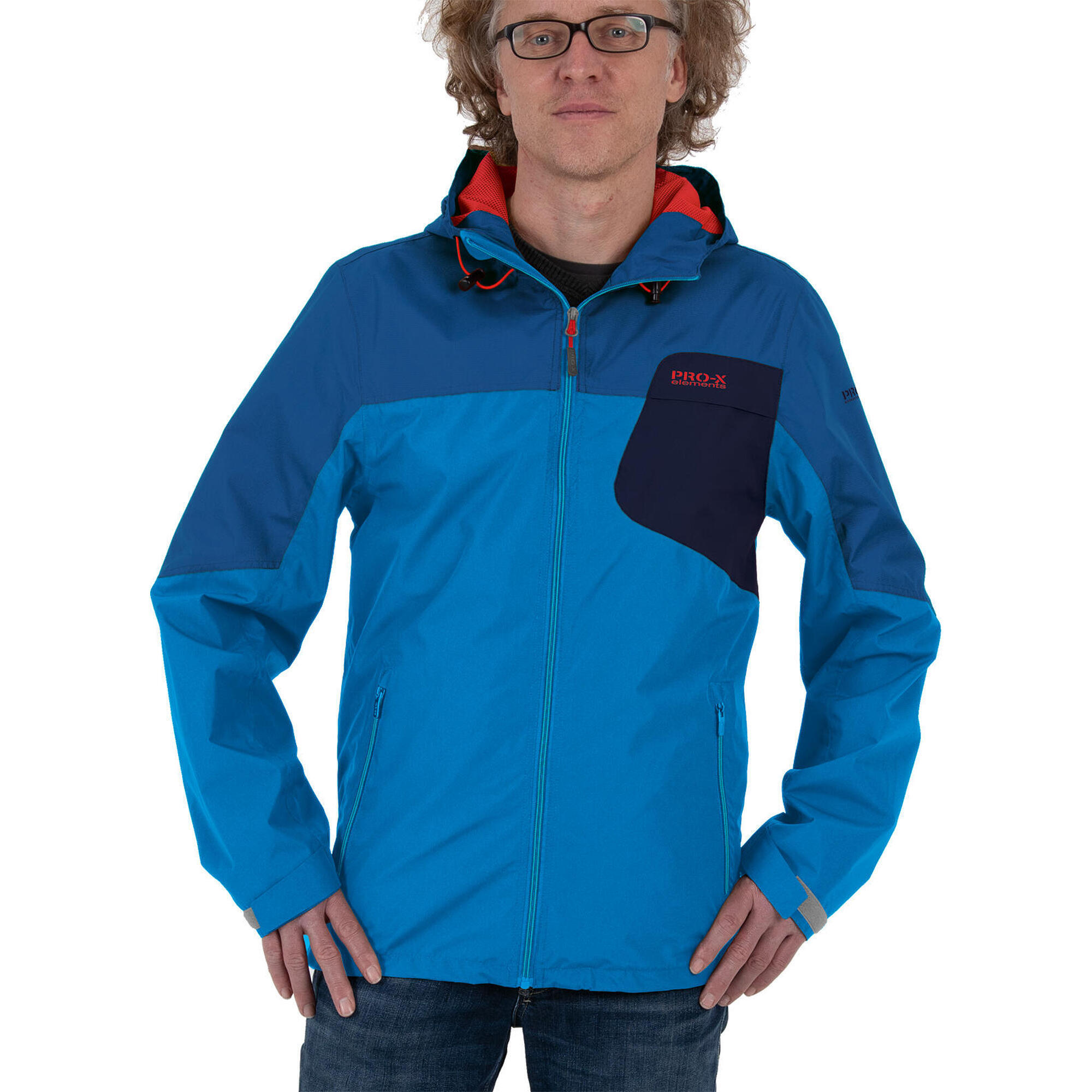 MASON men's functional jacket Poseidon blue