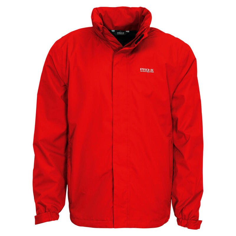 Raincoat Gerrit Men's Polyester Lava Red Size S