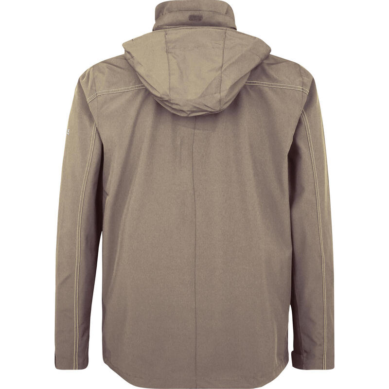 Outdoorjas Scott heren polyester beige maat S