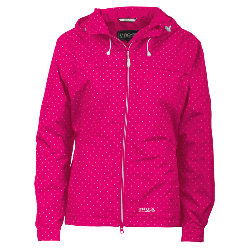 Outdoorjas Lucie dames polyester roze maat 36