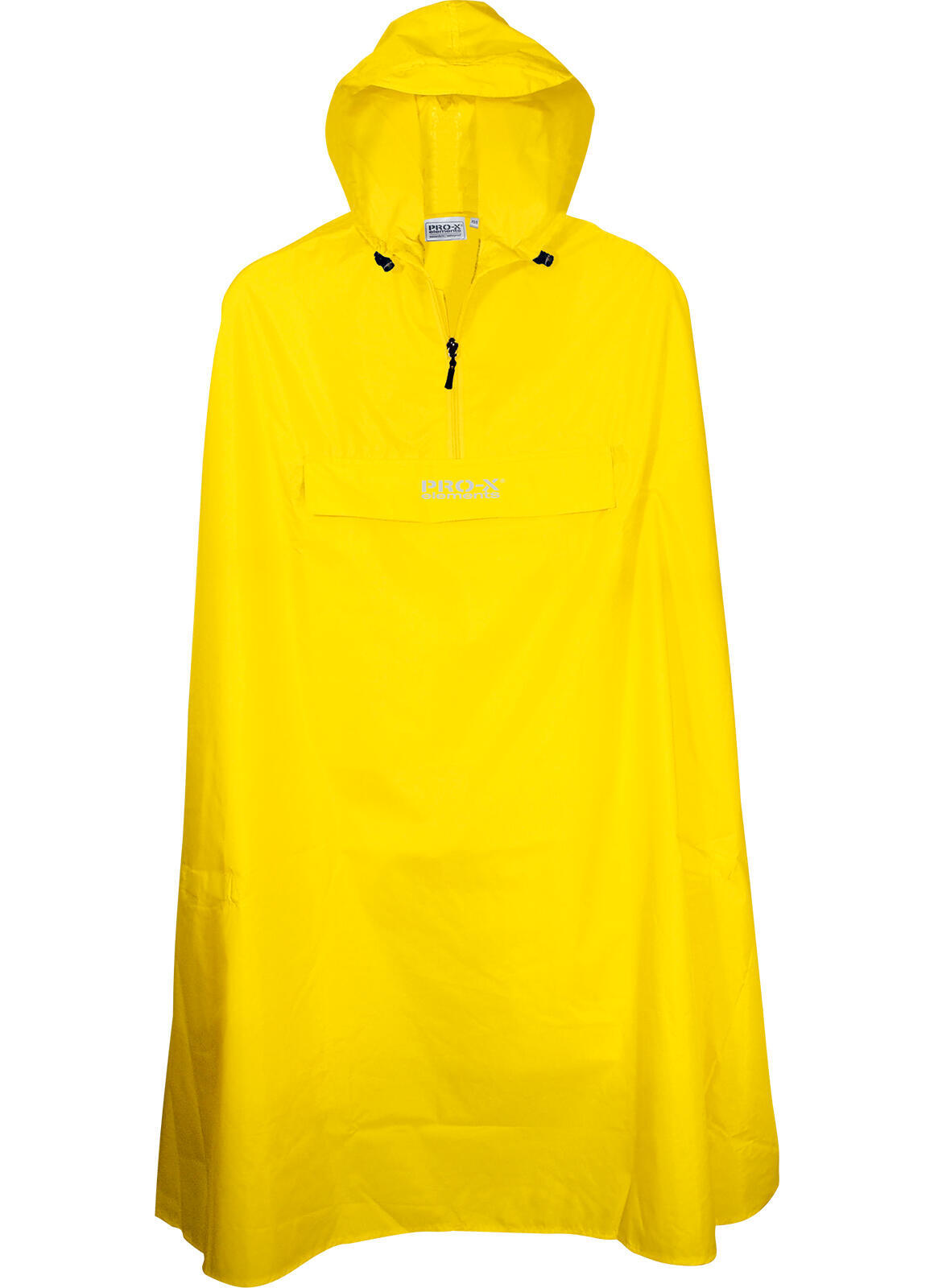 Unisex rain poncho PASO yellow