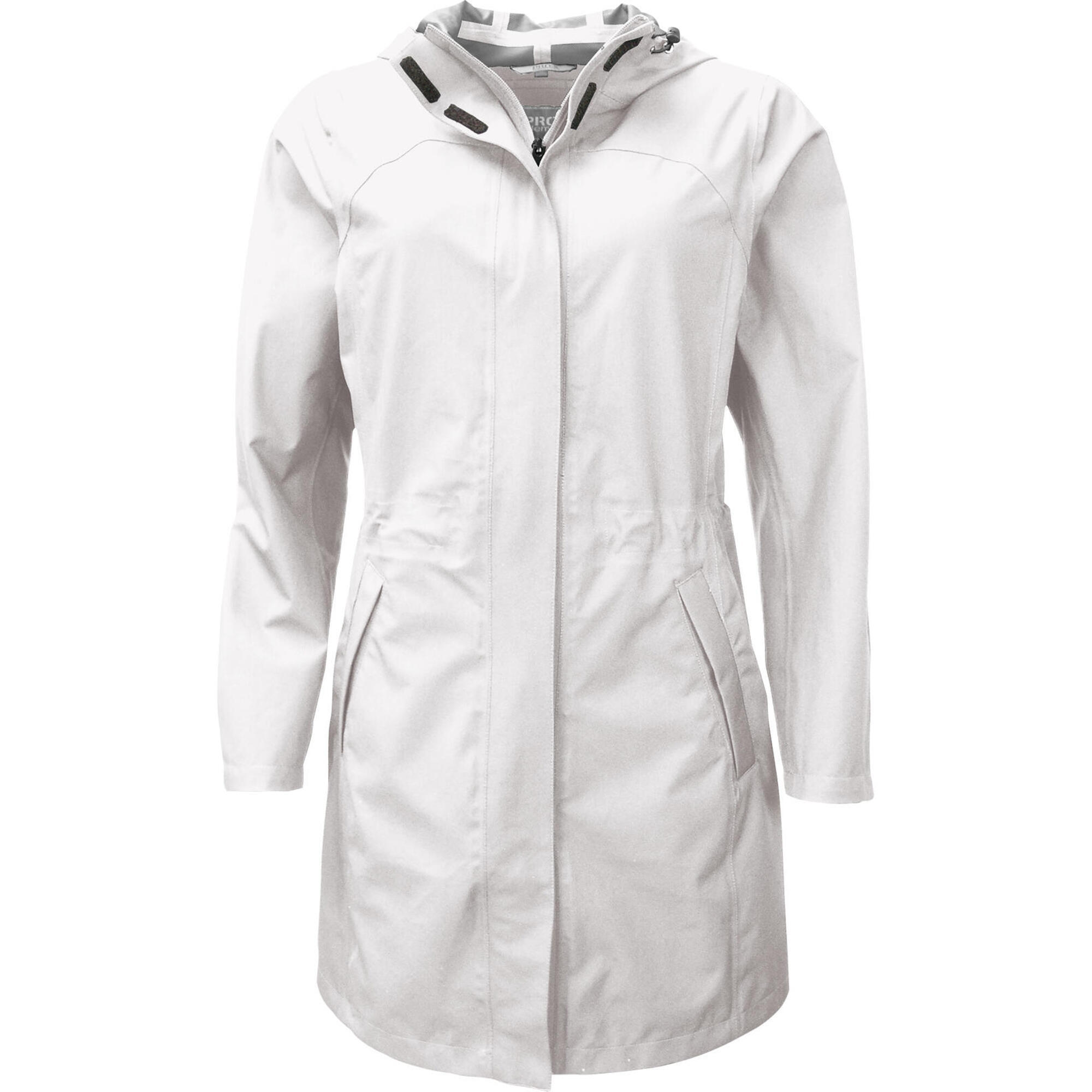 Women's raincoat ZALINA White