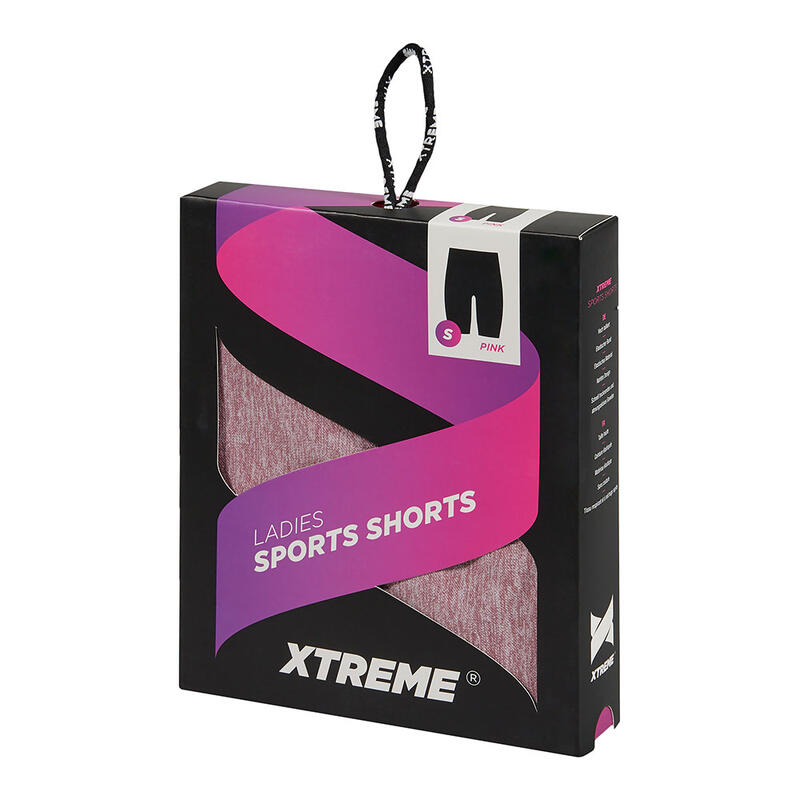 Xtreme Sportswear Leggings Deportivos Cortos para Mujer en Rosa