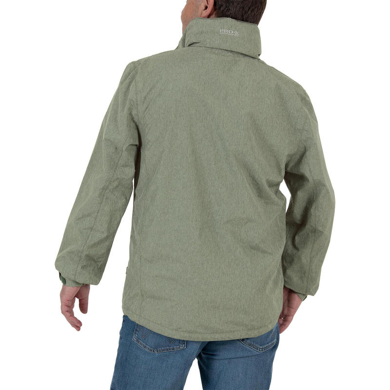 Herren Funktionsjacke RAY Hydro Green-Grün Melange