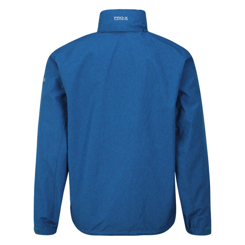 Outdoorjas Ray heren polyester blauw maat XL