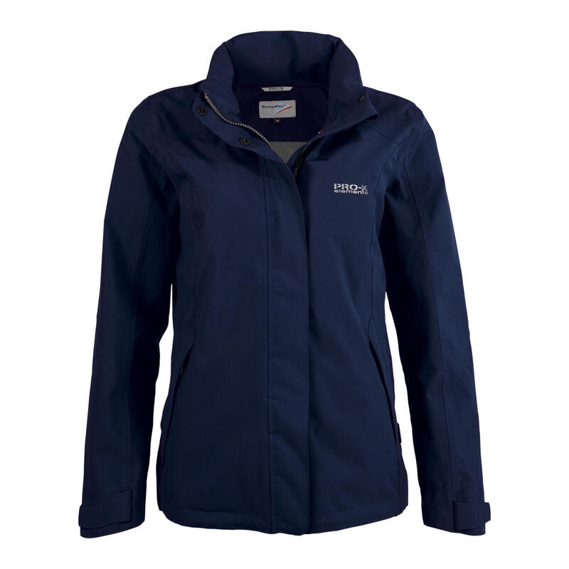 Outdoorjas ciel dames polyester marine bleu taille 42