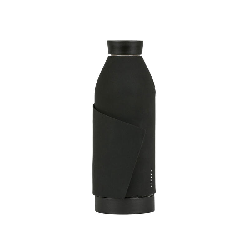 Bouteille d'eau en verre 420 ml. (Classic Bottle) Noir