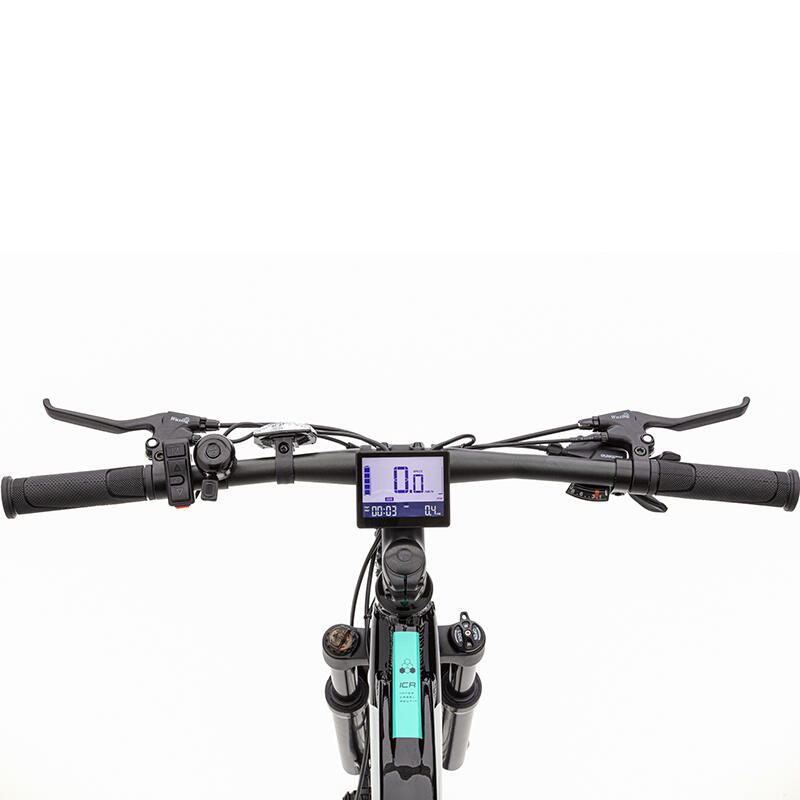 Elektrische mountainbike, Offroad, 27.5 inch, 8 sp, wit
