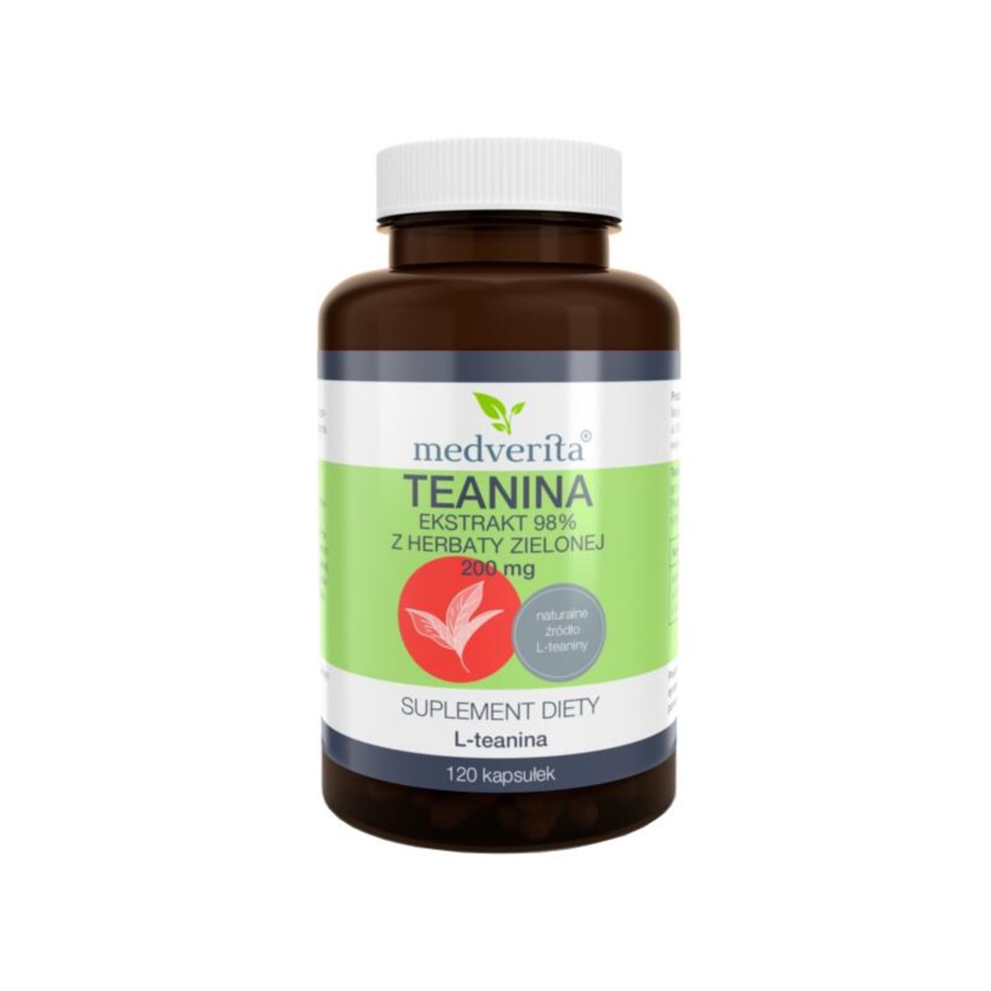 Teanina 200mg MEDVERITA 120 kaps