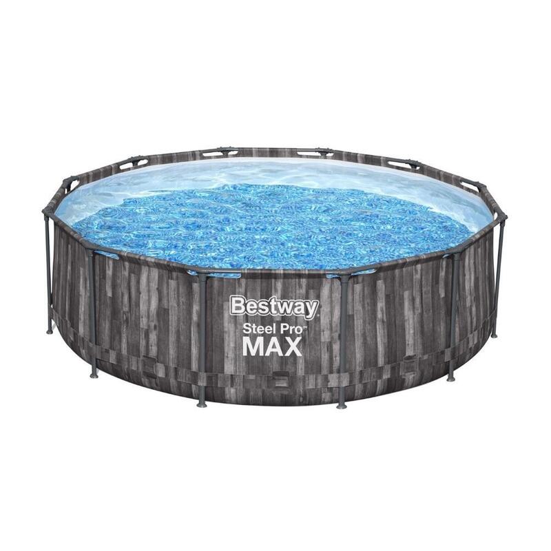 Bestway - Steel Pro MAX - Opzetzwembad - 366x100 cm - Houtprint