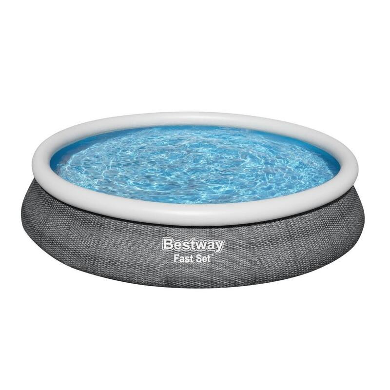 Bestway - Fast Set - Aufblasbarer Pool mit Filterpumpe - 457x84 cm - Rund