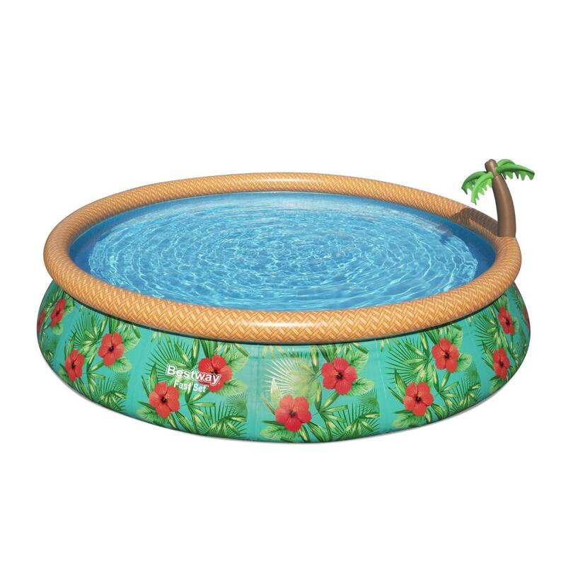 Bestway Ensemble de piscine gonflable Paradise Palms 457x84 cm