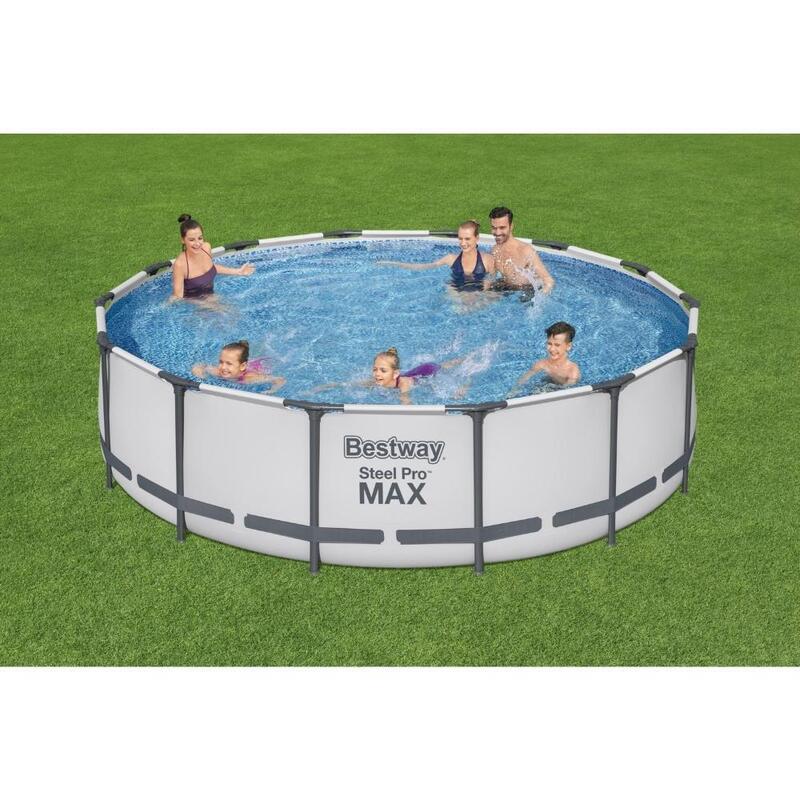Bestway - Steel Pro MAX - Opzetzwembad inclusief filterpomp - 427x107 cm