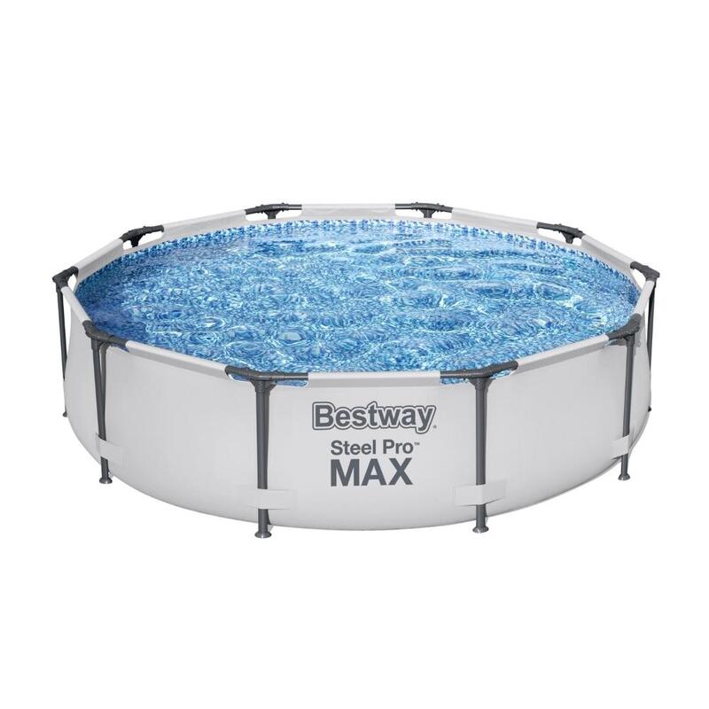 Bestway - Steel Pro MAX - Schwimmbecken mit Filterpumpe - 305x76 cm - Rund