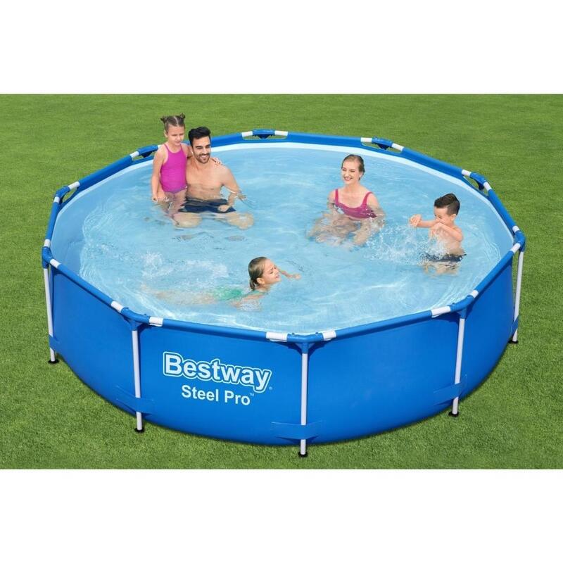 Bestway - Steel Pro - Schwimmbecken mit Filterpumpe - 305x76 cm - Rund