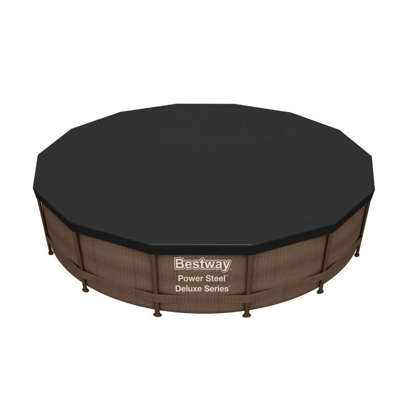 Cobertor Invierno para Piscina Desmontable Bestway Ø427 cm Redonda