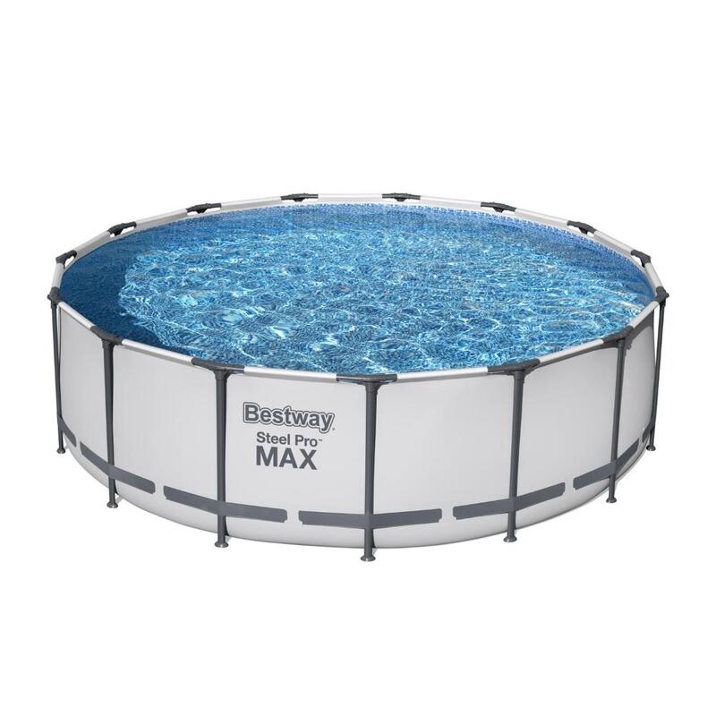 Bestway - Steel Pro MAX - Opzetzwembad inclusief filterpomp - 457x122 cm