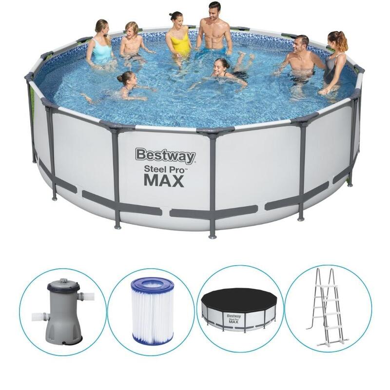 Bestway Steel Pro MAX zwembad set rond Ø 427 x 122 cm