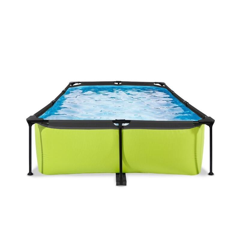 EXIT Piscine Lime - Frame Pool 300x200x65 cm - Accessoires inclus