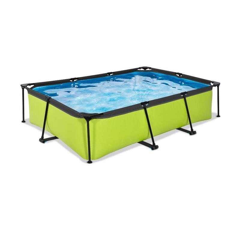 EXIT Lime zwembad 300x200x65cm met filterpomp - groen