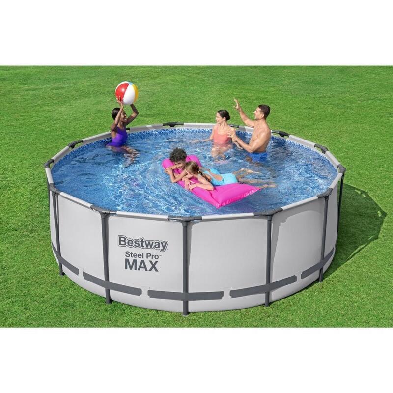 Piscine ensemble Bestway Steel Pro Max ronde Ø 396 x 122 cm