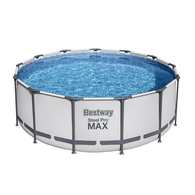 Bestway - Steel Pro MAX - Opzetzwembad inclusief filterpomp - 396x122 cm