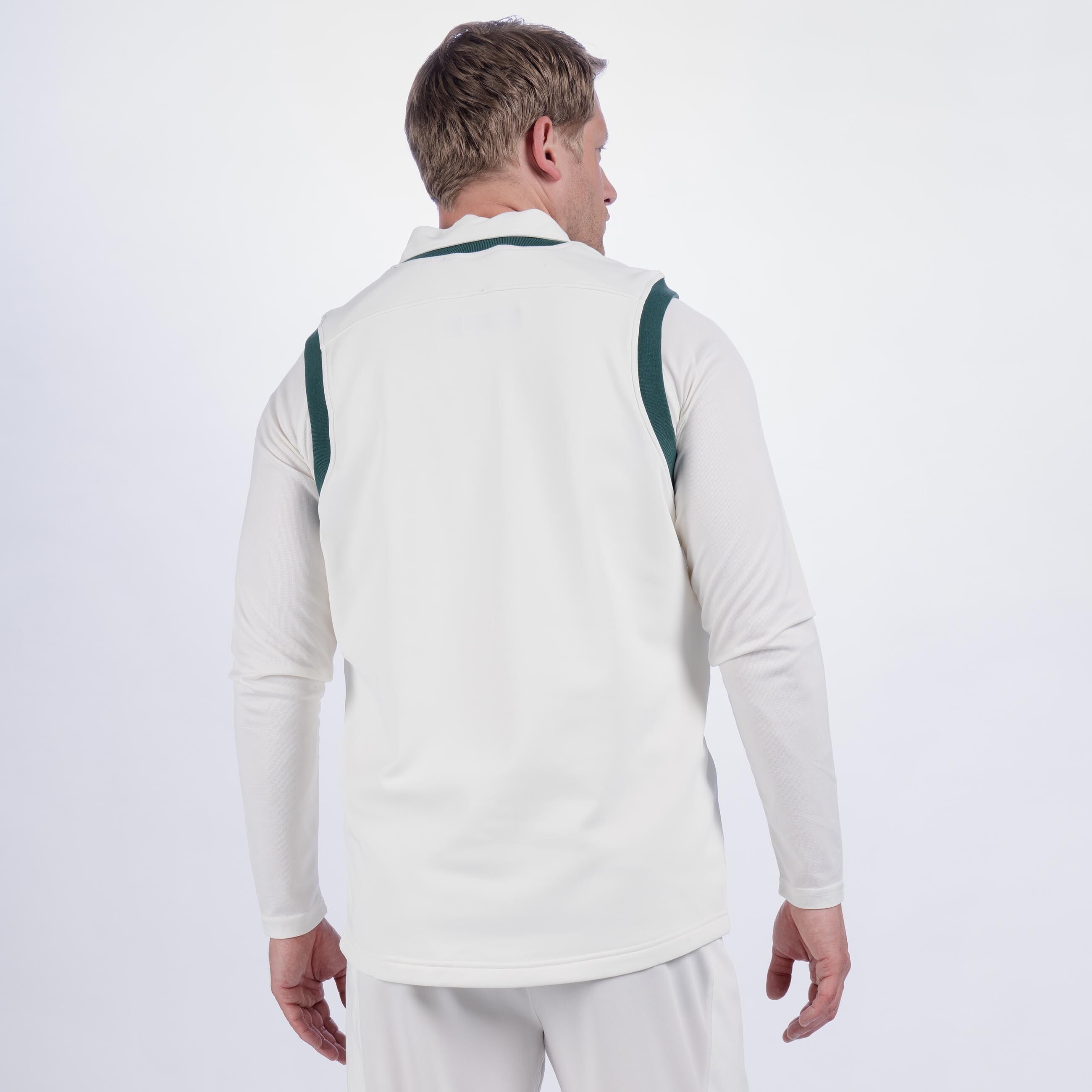 GRAY-NICOLLS Pro Performance Slipover, Ivory / Green