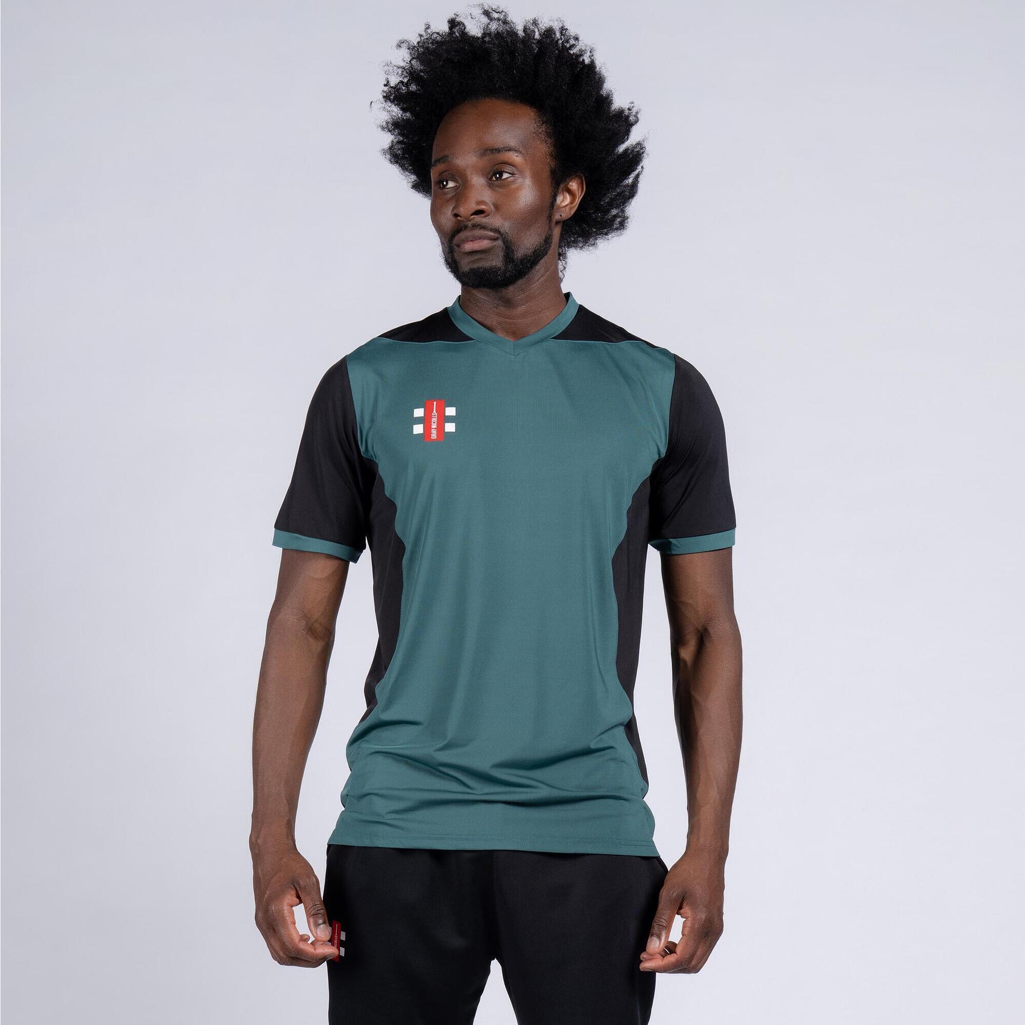 Pro Performance T20 Short Sleeve Shirt, Green / Black, Adult 1/3