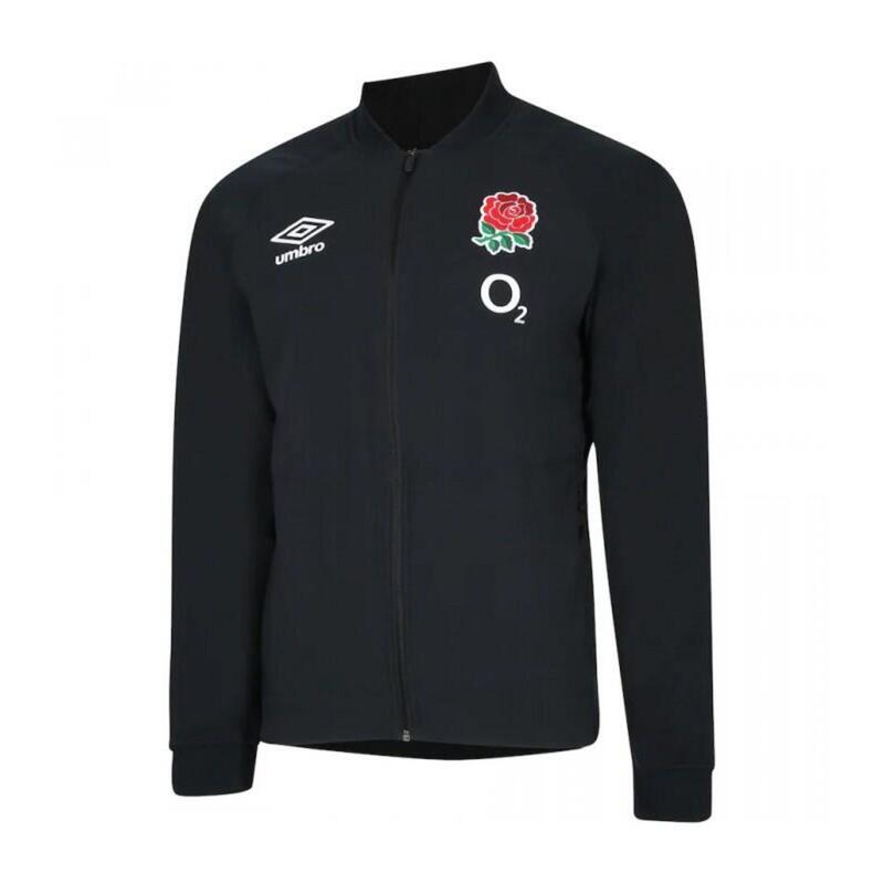 VESTE NOIRE EQUIPE DE RUGBY DE L'ANGLETERRE 2021/2022 - UMBRO