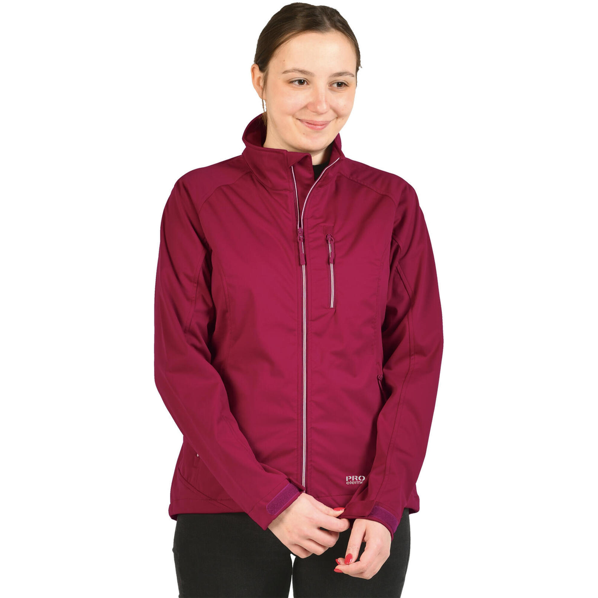 Women's softshell jacket MAIKE berry