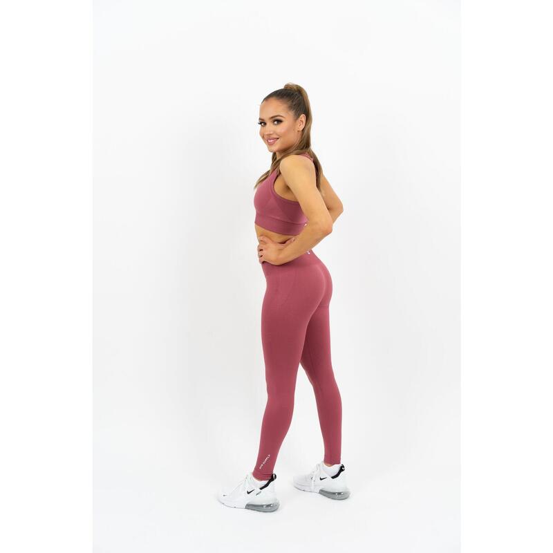 Icon seamless sport bh Dames - Rood