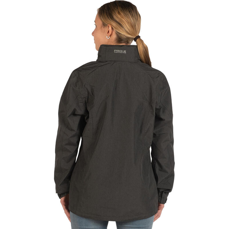 Damen Softshelljacke NAOMI Schwarz Melange